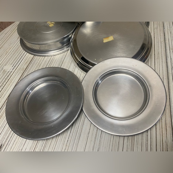 Communion Serving Tray Set Vintage Silver Tone - Picture 6 of 11